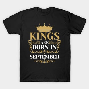 kings are born in september T-Shirt